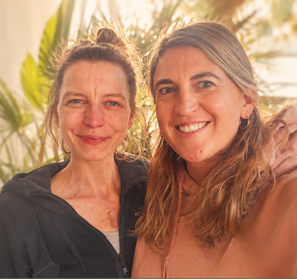 Barbara und Steffi, die Veranstalterinnen des Retreats
